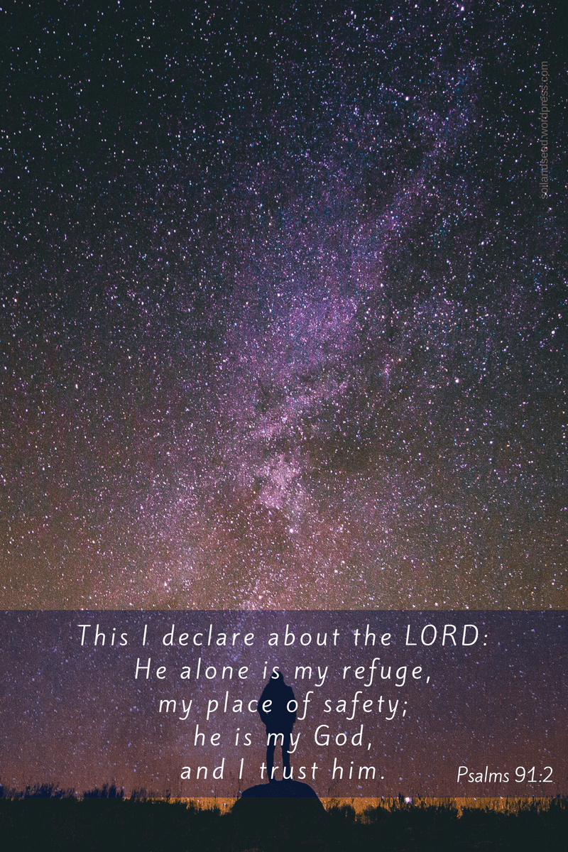 In Him alone do I trust