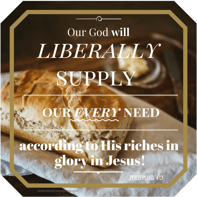 God Supplies!