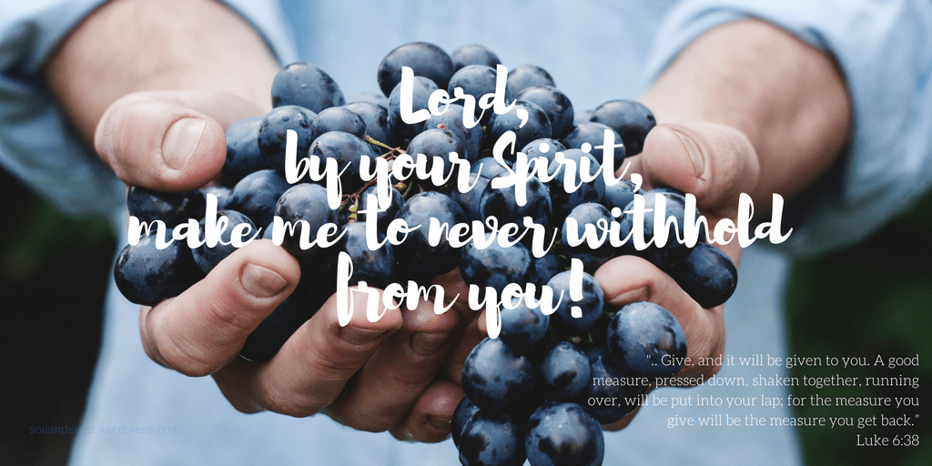 Never to Withhold